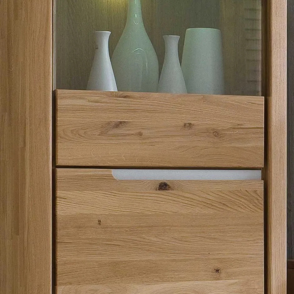 TV Anbauwand Croconia aus Wildeiche Massivholz (vierteilig)^Wohnen Hot