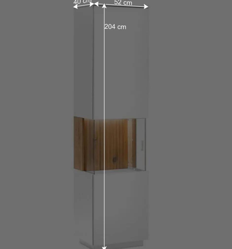 Wohnen TV Anbauwand Designmöbel Set - Miloris (dreiteilig)