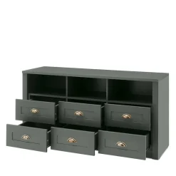 TV Anbauwand in Dunkelgrün - Niestov (dreiteilig)^Wohnen New