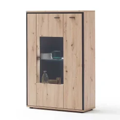 TV Anbauwand in Eicheoptik - Nikdus (vierteilig)^Wohnen