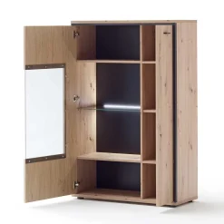 TV Anbauwand in Eicheoptik - Nikdus (vierteilig)^Wohnen