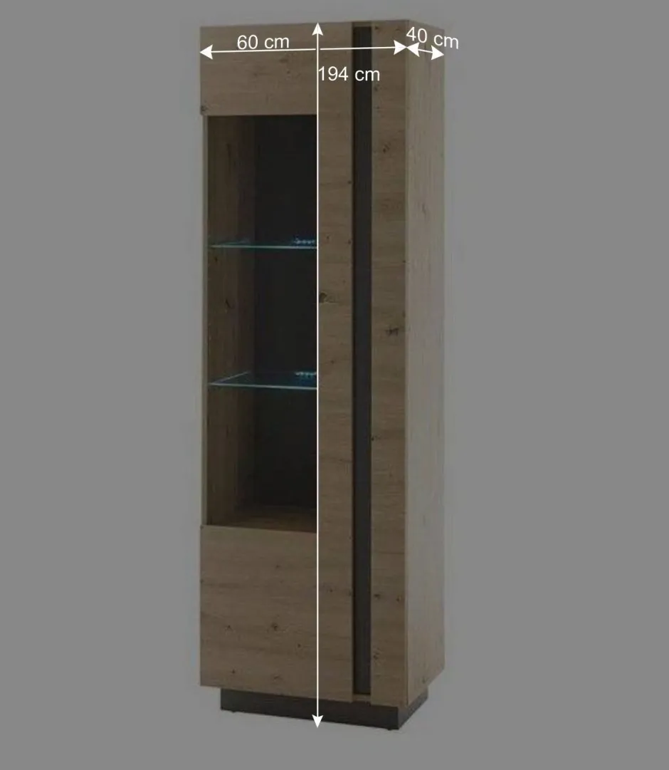 Wohnen TV Anbauwand Kombi Set - Lairian (vierteilig)