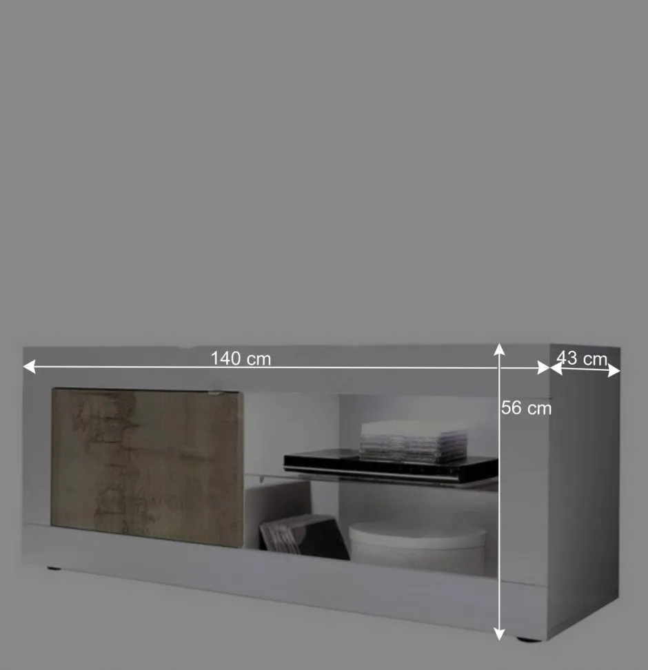 TV Anbauwand Kombination modern - Olvenion (dreiteilig)^Wohnen Sale