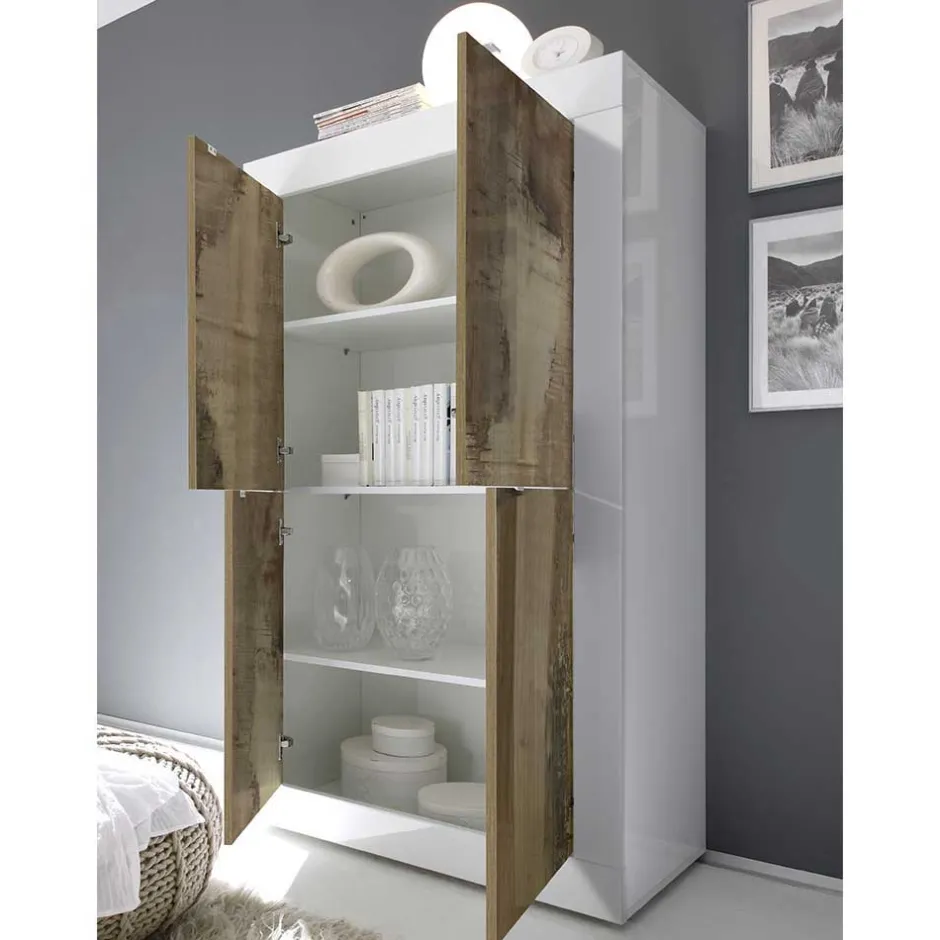 TV Anbauwand Kombination modern - Olvenion (dreiteilig)^Wohnen Sale