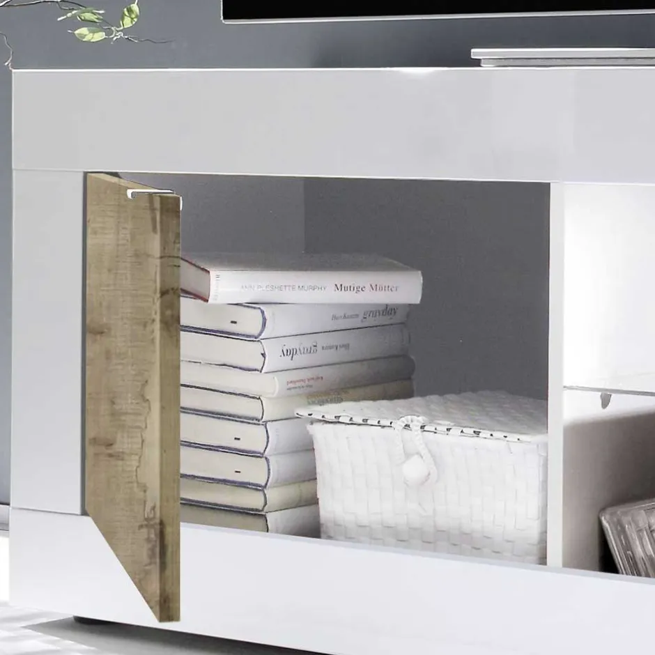 TV Anbauwand Kombination modern - Olvenion (dreiteilig)^Wohnen Sale