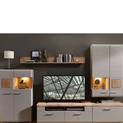 TV Anbauwand Möbel mit LED Licht - Fraguca (fünfteilig)^Wohnen Best