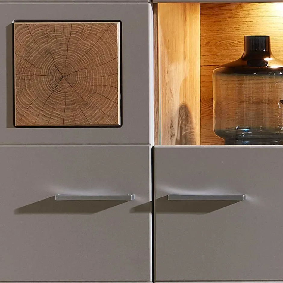 TV Anbauwand Möbel mit LED Licht - Fraguca (fünfteilig)^Wohnen Best