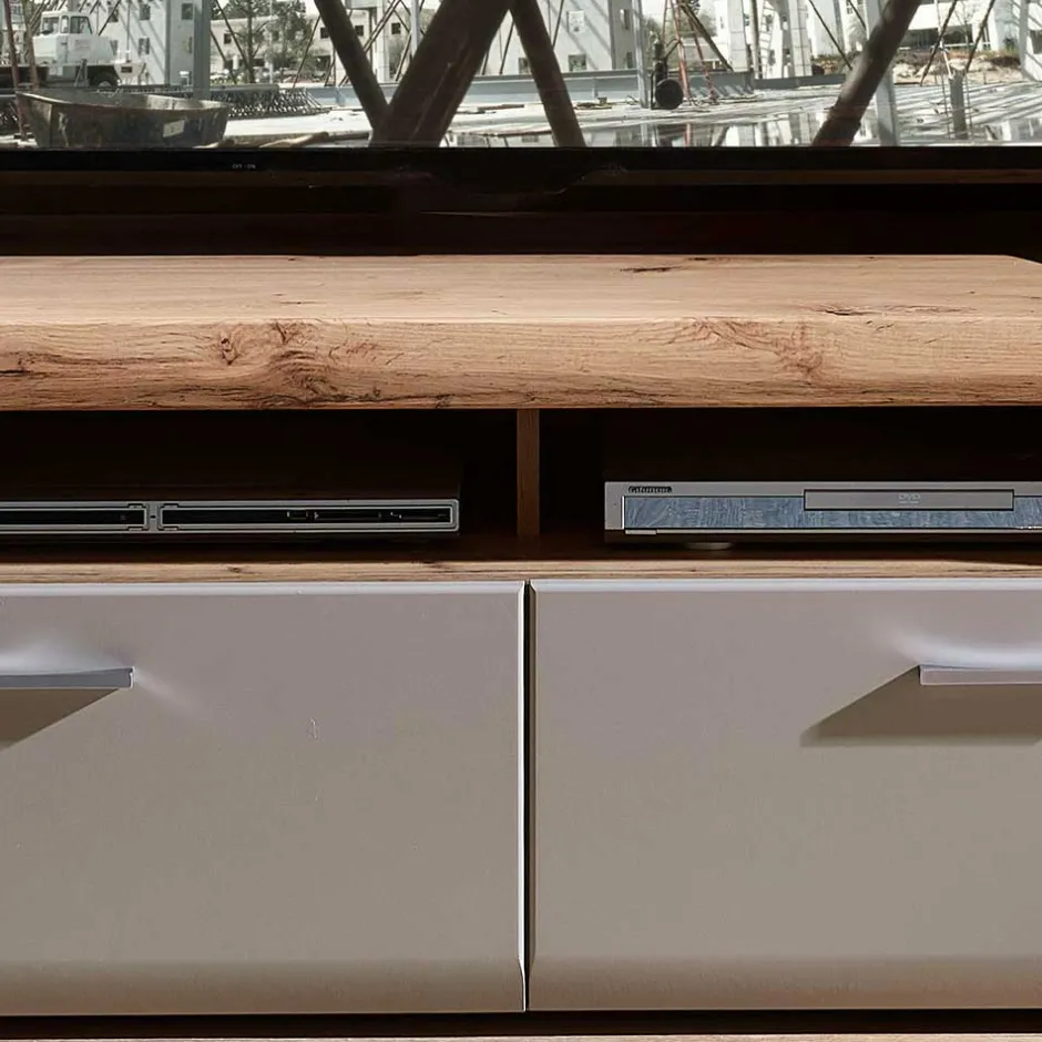 TV Anbauwand Möbel mit LED Licht - Fraguca (fünfteilig)^Wohnen Best