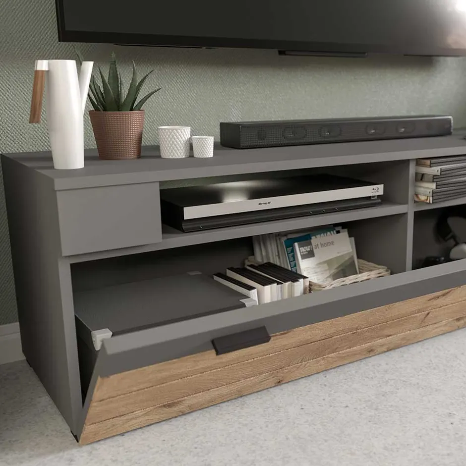 TV Anbauwand Möbel-Kombi modern - Scarlett (dreiteilig)^Wohnen