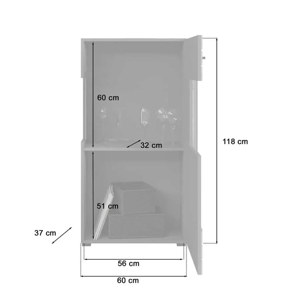 TV Anbauwand Möbel-Kombi modern - Scarlett (dreiteilig)^Wohnen