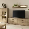 TV Anbauwand Möbelset modern - Jevedaz (dreiteilig)^Wohnen Discount