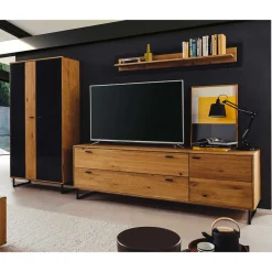 Wohnen TV Anbauwand Schränke - Flacona (dreiteilig)