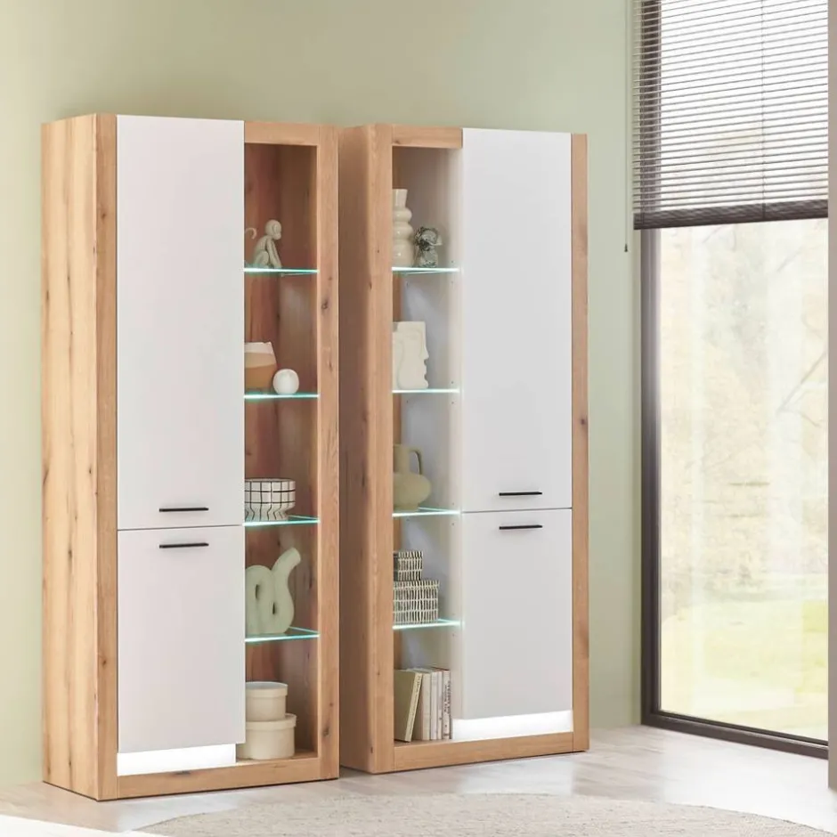 Wohnen TV Anbauwand Set - Adejano (vierteilig)