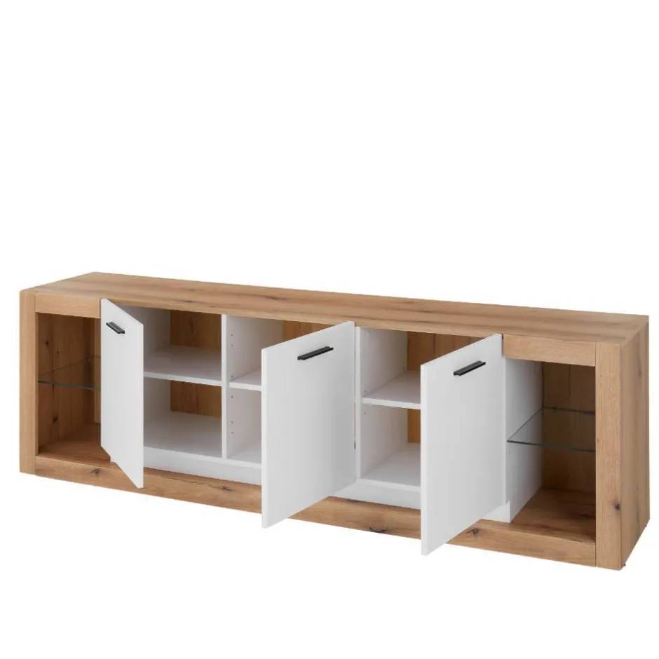 Wohnen TV Anbauwand Set - Adejano (vierteilig)