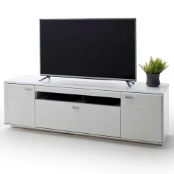 TV Anbauwand Set in Weiß - Hazime (dreiteilig)^Wohnen Online