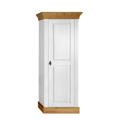 Wohnen TV Anbauwand Sibiuta in Weiß Kiefer teilmassiv (dreiteilig)