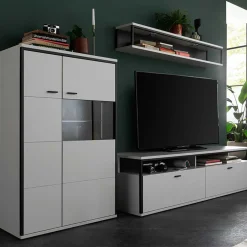 TV Anbauwand-Möbel als Set - Loazin (dreiteilig)^Wohnen Discount