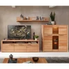 Wohnen TV Board & Highboard & Hängeregal Set - Amyonta (dreiteilig)