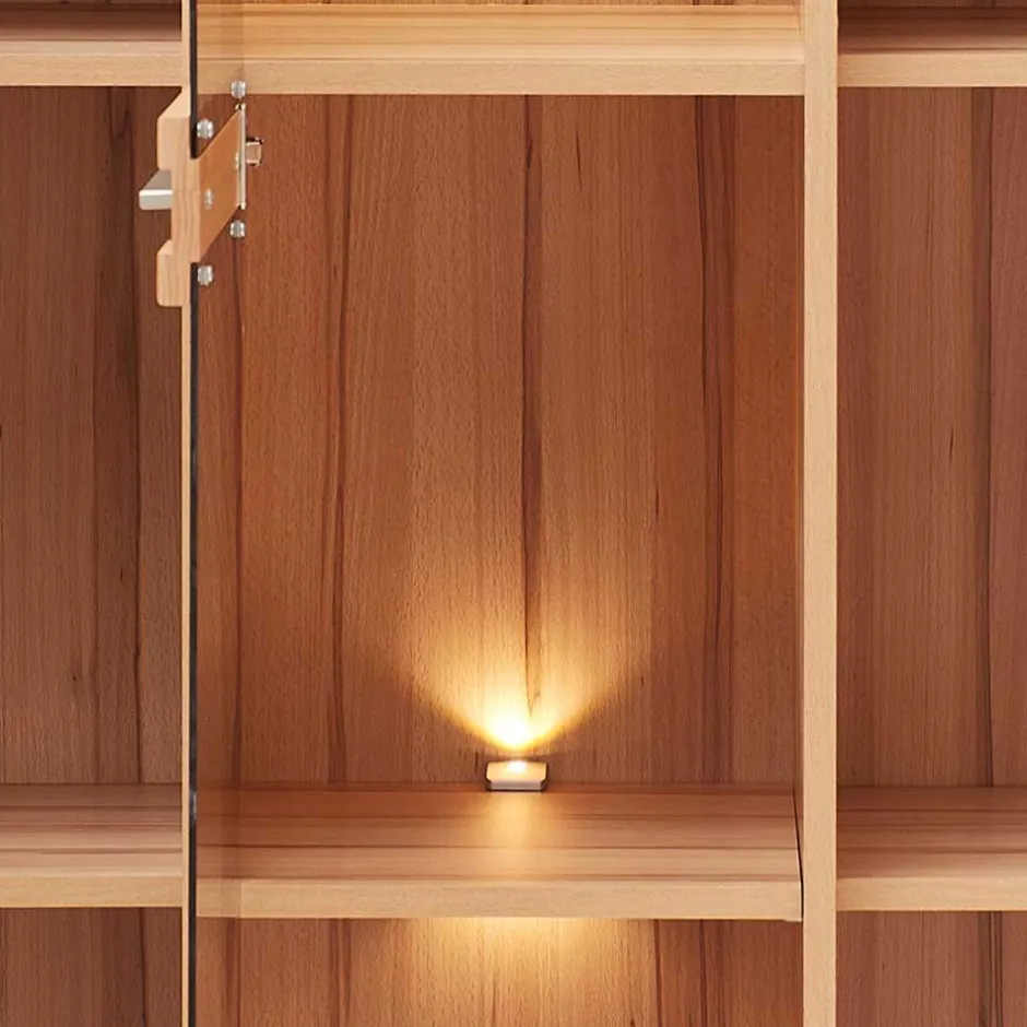 Wohnen TV Board & Highboard & Hängeregal Set - Amyonta (dreiteilig)