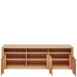 Wohnen TV Board & Highboard & Hängeregal Set - Amyonta (dreiteilig)