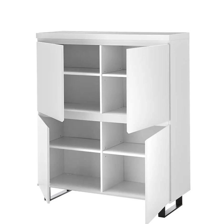 Wohnen TV Board & Highboard Set - Atela (zweiteilig)
