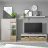 Wohnen TV Board & Wandboard & Highboard - Lioscas (dreiteilig)