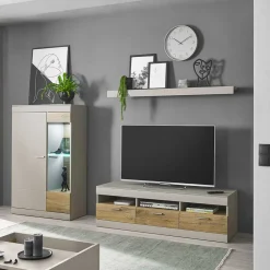 Wohnen TV Board & Wandboard & Highboard - Lioscas (dreiteilig)