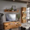 Wohnen TV Board & Wandboard & Vitrine Set - Millena (dreiteilig)