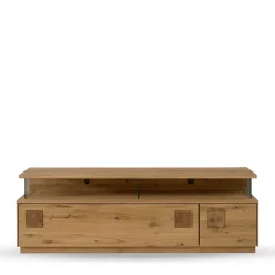 Wohnen TV Board & Wandboard & Vitrine Set - Millena (dreiteilig)