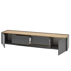 Wohnen TV Board & Wandpaneel Set - Ahilav (zweiteilig)