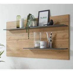 Wohnen TV Board & Wandpaneel Set - Ahilav (zweiteilig)