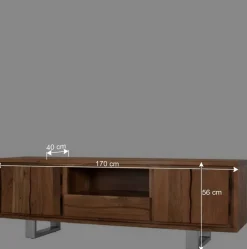 TV Board aus Akazienholz - Banjee^Wohnen Clearance