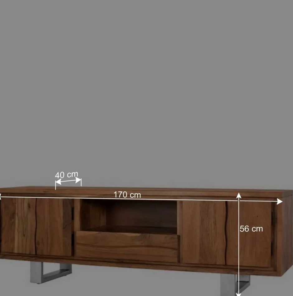 TV Board aus Akazienholz - Banjee^Wohnen Clearance