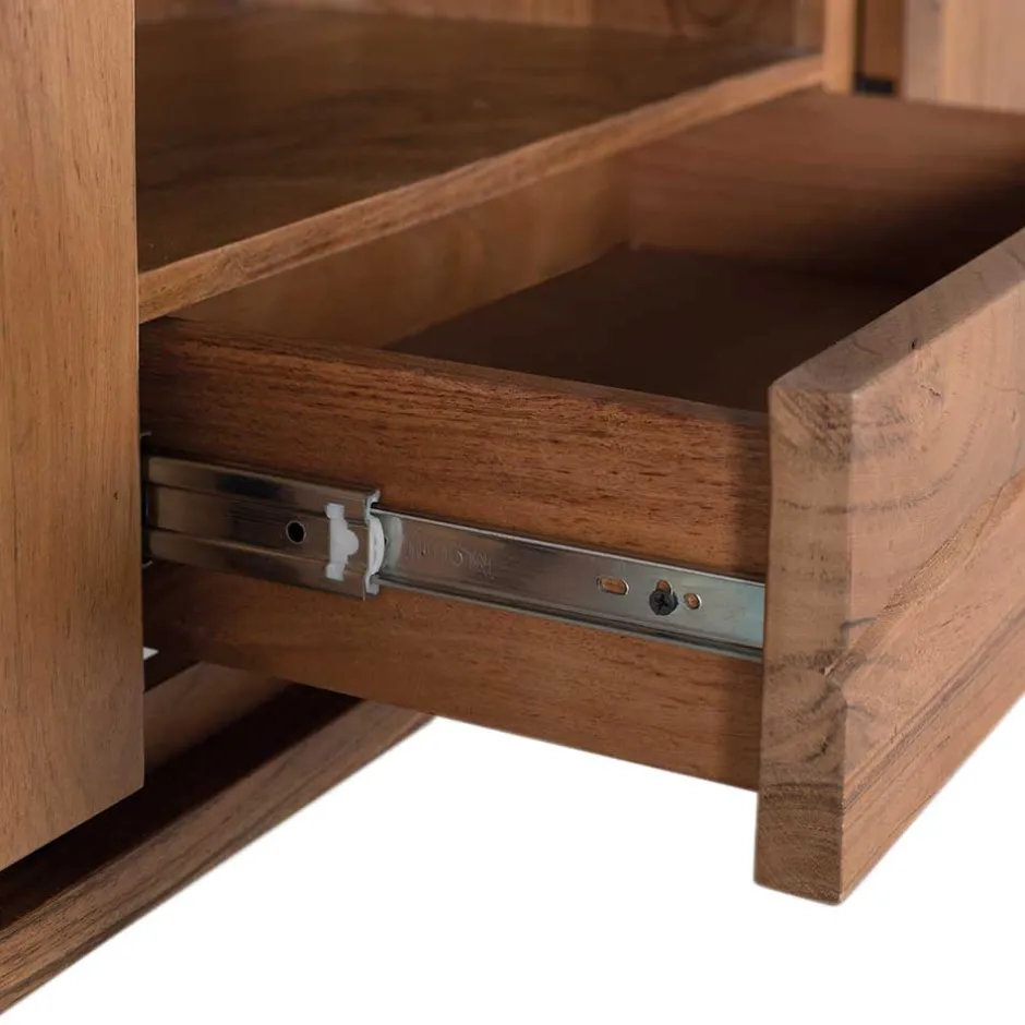 TV Board aus Akazienholz - Banjee^Wohnen Clearance