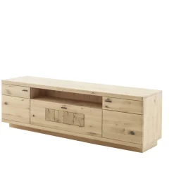 Wohnen TV Board aus hellem Asteiche Massivholz - Losiamos