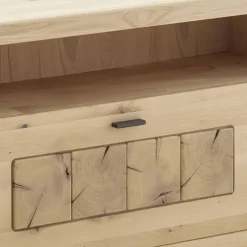 Wohnen TV Board aus hellem Asteiche Massivholz - Losiamos