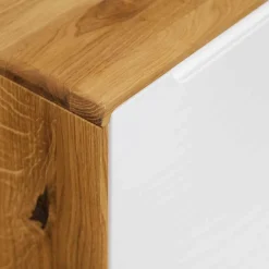 Wohnen TV Board aus Wildeiche Massivholz & MDF - Diesta