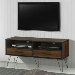 TV Board in brauner Holzoptik - Hamidy^Wohnen