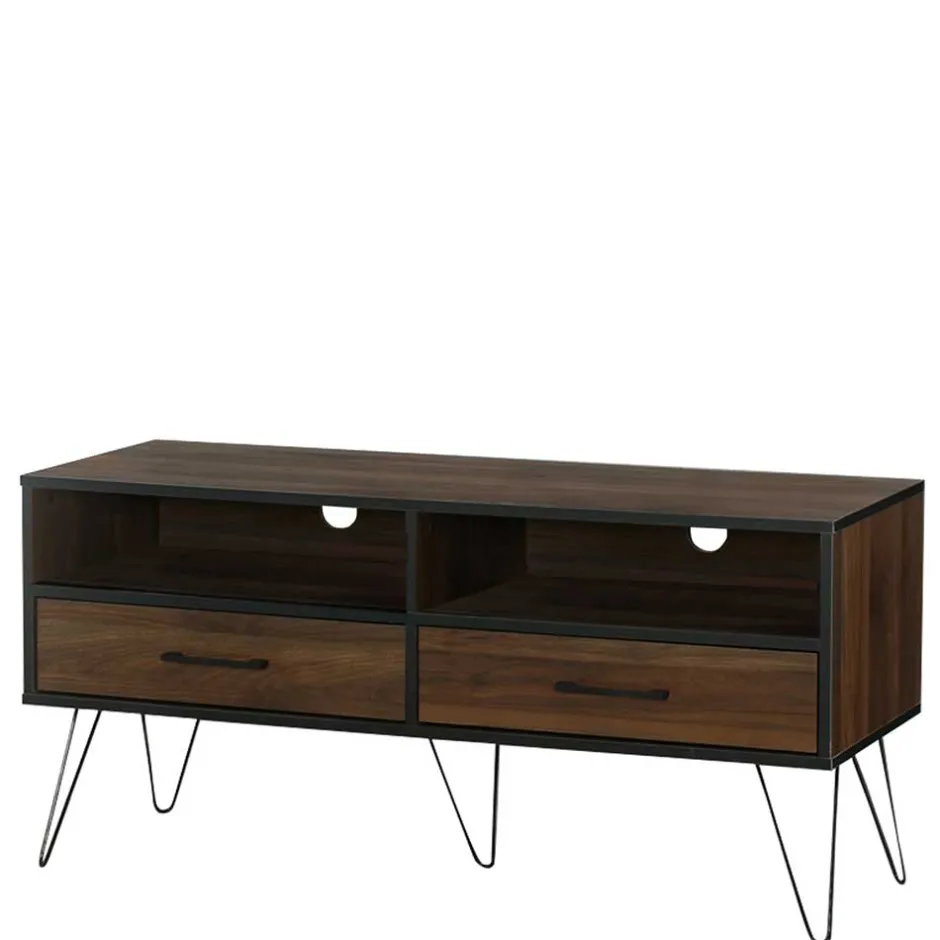 TV Board in brauner Holzoptik - Hamidy^Wohnen