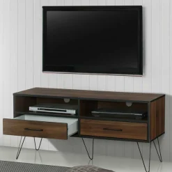 TV Board in brauner Holzoptik - Hamidy^Wohnen