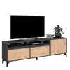 TV Board in Wildeiche & Anthrazit - Kiss^Wohnen Sale