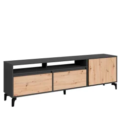 TV Board in Wildeiche & Anthrazit - Kiss^Wohnen Sale