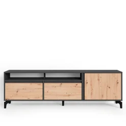 TV Board in Wildeiche & Anthrazit - Kiss^Wohnen Sale