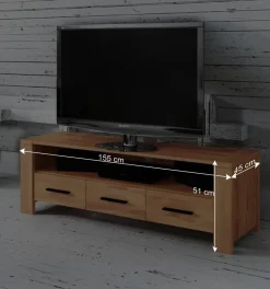 TV Board Mosniak aus Kernbuche Massivholz^Wohnen New