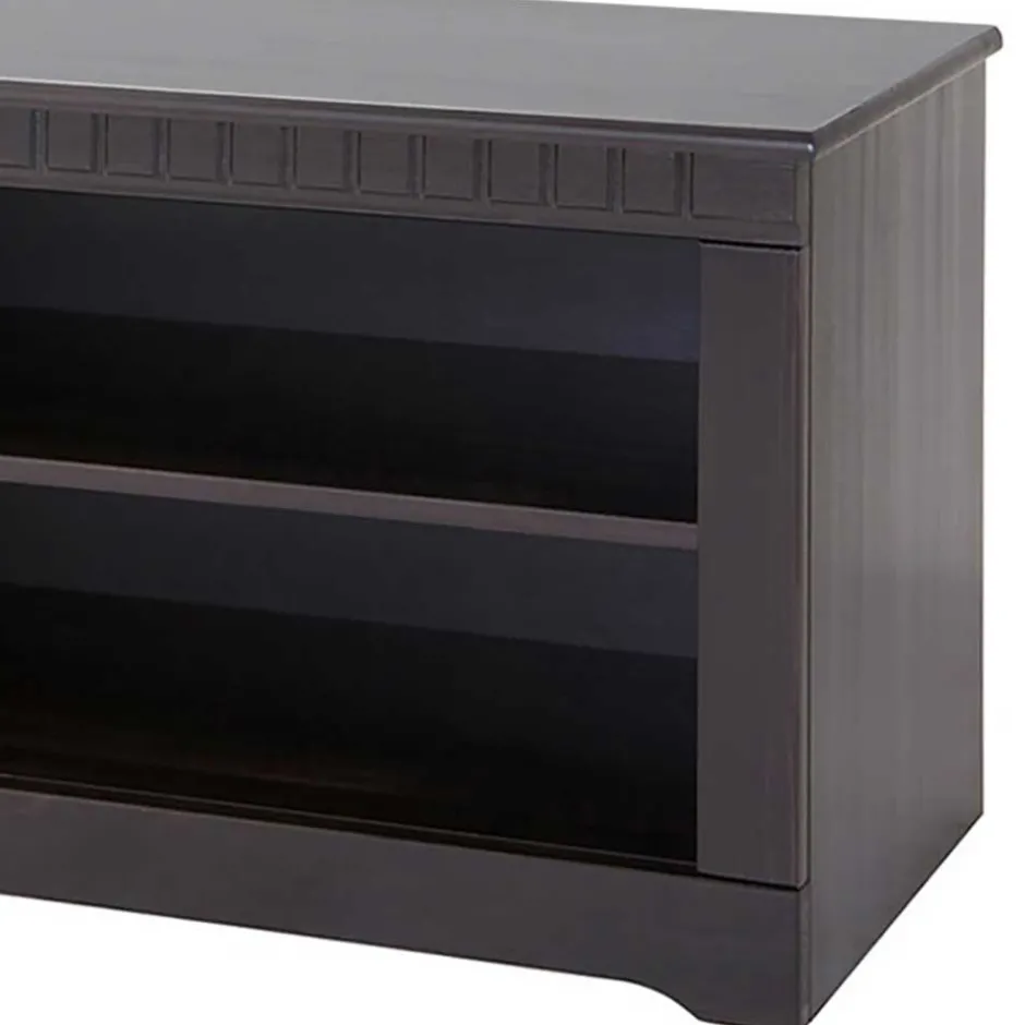 TV Board und Wandboard in Dunkelbraun - Vajohara (zweiteilig)^Wohnen Outlet