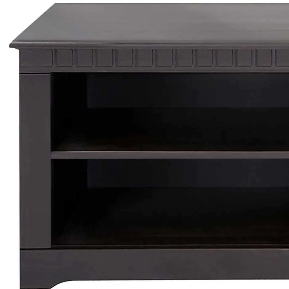 TV Board und Wandboard in Dunkelbraun - Vajohara (zweiteilig)^Wohnen Outlet