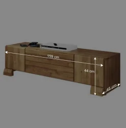 TV Board Vaskov aus Wildeiche Massivholz^Wohnen Sale