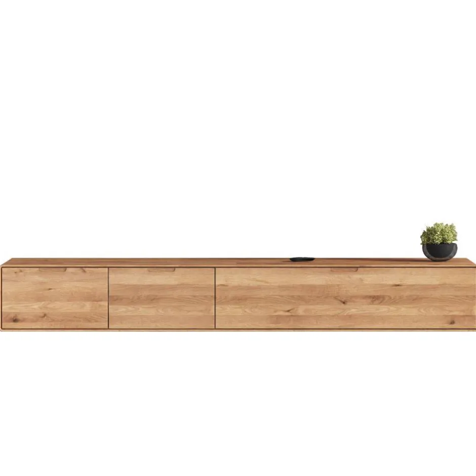 TV Hänge-Lowboard aus Wildeiche Massivholz - Holiday^Wohnen Online