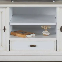 Wohnen TV Kommode in Antikweiß - Annot