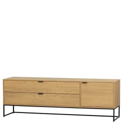 TV Kommode in Eiche Natur Dekor - Ariadelco^Wohnen Outlet